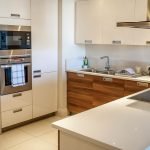 Lavadora en la cocina