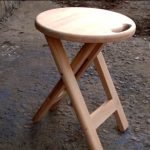 Taburete plegable listo