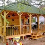 Veranda de madera