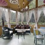 Cortinas para la terraza abierta.