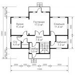 Cocina con sala