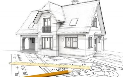 Dibujos de la casa desde el boceto hasta el proyecto terminado