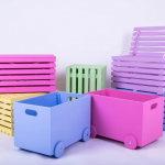 Cajas de juguetes de madera