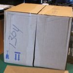 Cortar la caja por la mitad
