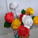 Rosas de origami