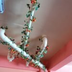 Decoración de tubos de vegetación