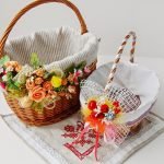 Decoración de canasta de pascua