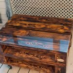 Una mesa de palets