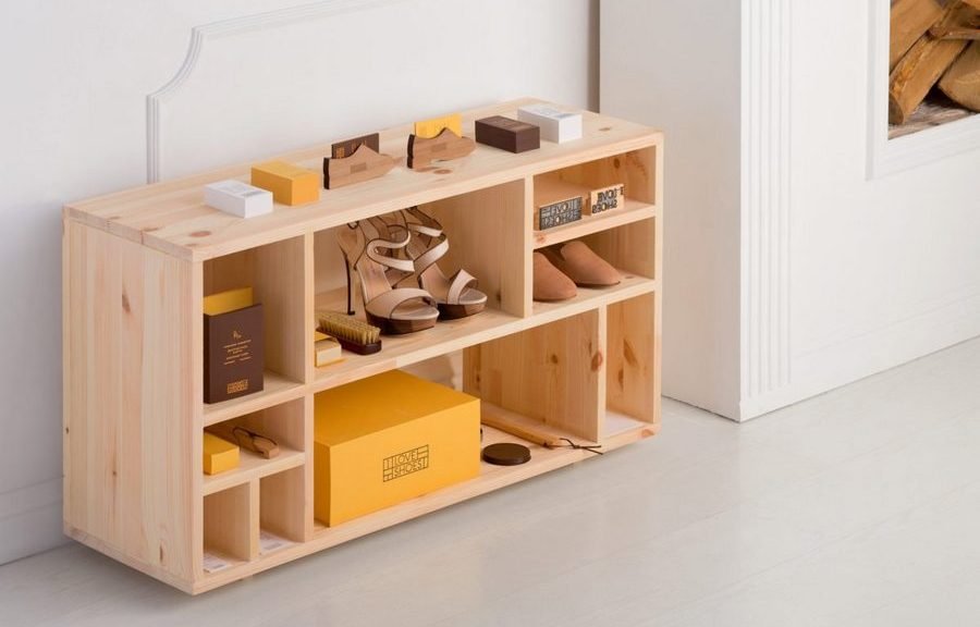 DIY rack ng sapatos