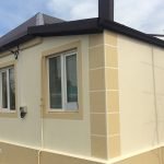 Fachada ligera de la casa
