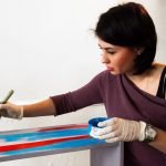 Pintura de superficie de madera