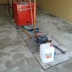 Piso del garaje