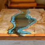 Río en la encimera