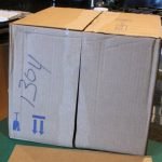 Cortar la caja por la mitad