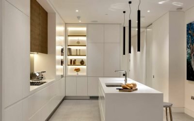 Diseño de la cocina en forma de L: la ubicación de los auriculares