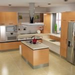Cocina con ascensor