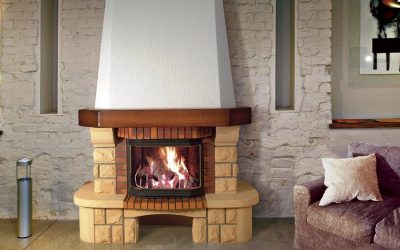 Cómo decorar una chimenea: baldosas, piedra artificial