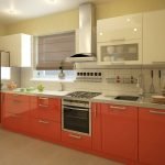 Muebles de cocina de una hilera
