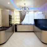 Proyecto de diseño del interior de la cocina.