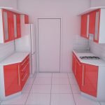 Set para cocina de dos hileras