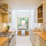 Cocina de dos hileras