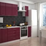 Elegante cocina luminosa