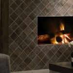 Chimenea de azulejos