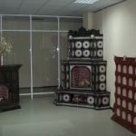 Chimeneas de ladrillo con azulejos