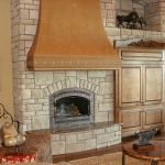 Piedra artificial para la chimenea
