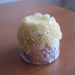 Formamos una taza de aluminio y pegamos pasta
