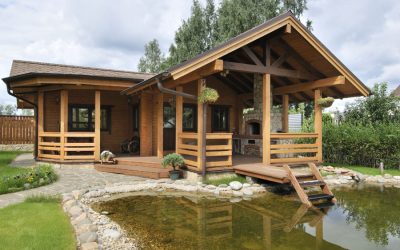 Sauna con cenador y barbacoa bajo un mismo techo: ideas y proyectos