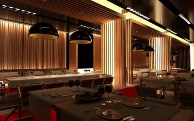 Diseño del restaurante: 50 opciones fotográficas.