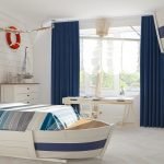 Dormitorio en forma de bote