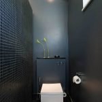 Interior de pared oscura
