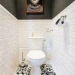 Decoración de la pared en blanco y negro