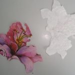 Flor de decoupage