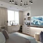Auriculares en la habitación