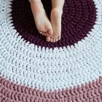 Alfombra con círculos de colores