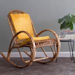 Mecedora en rattan