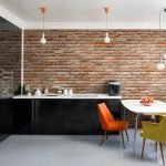 Piso luminoso en la cocina