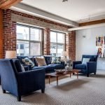 Muebles de sala azules