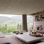 Salón francés acristalado