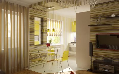 4 opciones para la remodelación de un estudio en Jruschov
