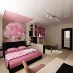 Tonos rosados ​​en el interior