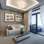 Apartamento tipo estudio con balcón.