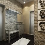Pasillo estilo loft