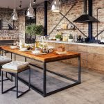 Decorando una cocina grande