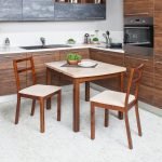Muebles de fachada de madera.