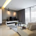 Sala de estar de estilo minimalista