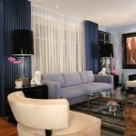 Cortinas azules